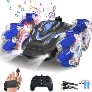 Gesture Sensing Rc Stunt Car – 360° Spins & Lights, Best Gift For Boys