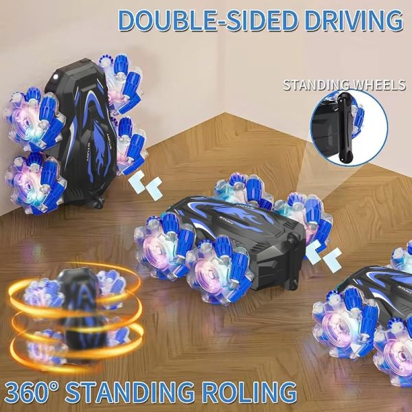 Gesture Sensing Rc Stunt Car – 360° Spins & Lights, Best Gift For Boys - Image 3
