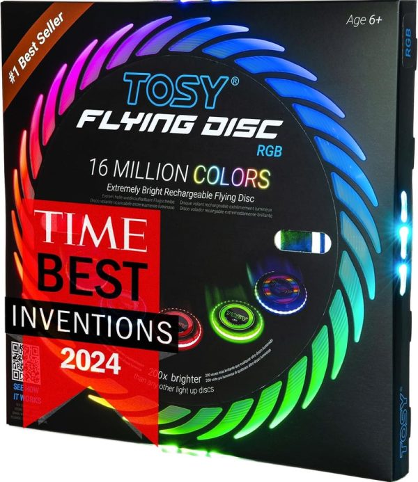 Tosy Flying Disc - Rgb Led Ultra-bright Gift For All Ages