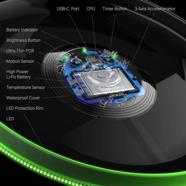Tosy Flying Disc - Rgb Led Ultra-bright Gift For All Ages - Image 2