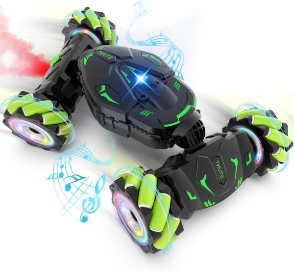 Best Gesture Rc Stunt Car For Kids 6-12 With Lights & Music