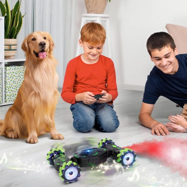 Best Gesture Rc Stunt Car For Kids 6-12 With Lights & Music - Image 2