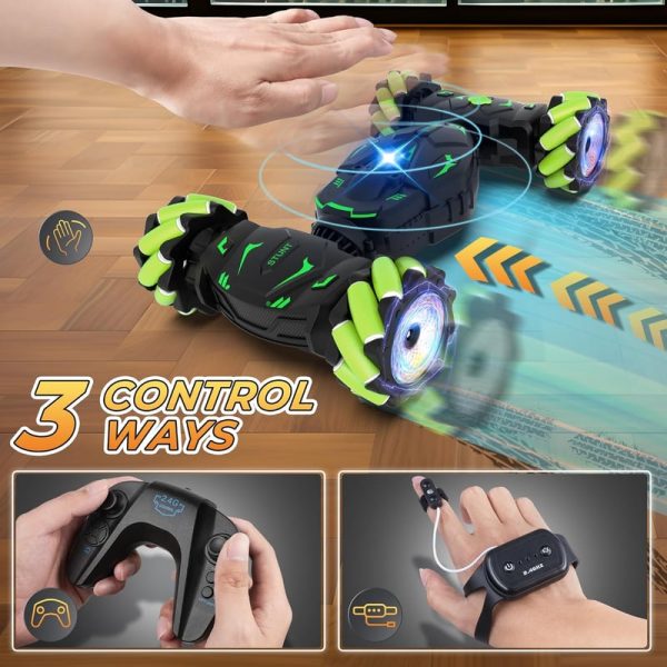 Best Gesture Rc Stunt Car For Kids 6-12 With Lights & Music - Image 3