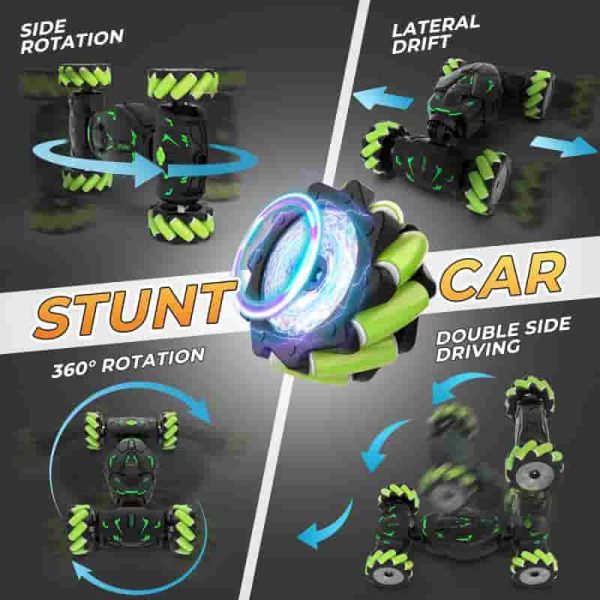 Best Gesture Rc Stunt Car For Kids 6-12 With Lights & Music - Image 4