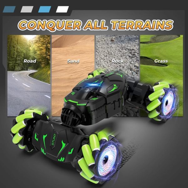 Best Gesture Rc Stunt Car For Kids 6-12 With Lights & Music - Image 6