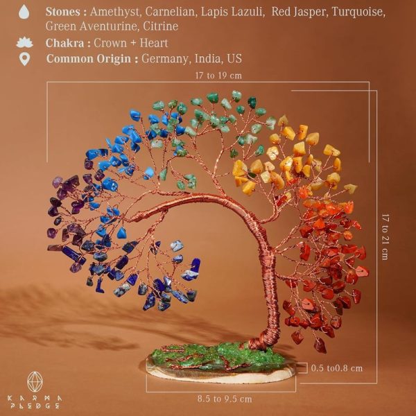 Best 7 Chakra Healing Crystal Tree - Feng Shui Decor & Gifts - Image 2