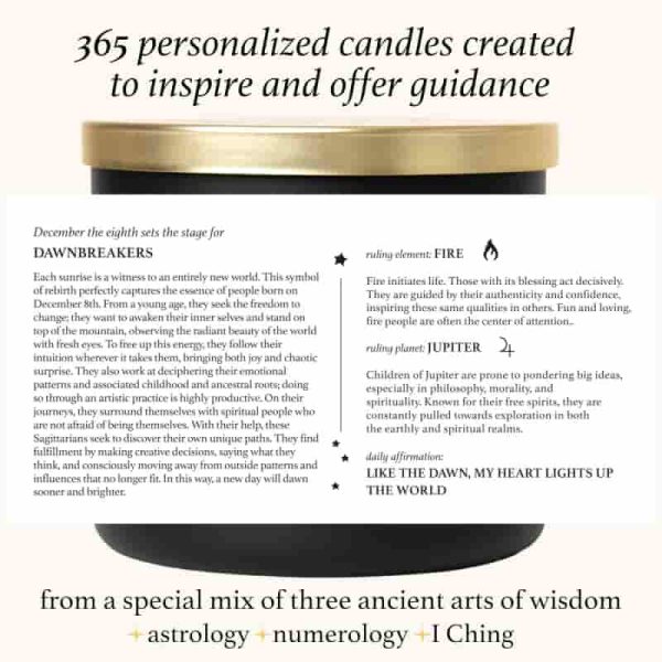 March 18th Personalized Pisces Candle - Perfect Birthday Gift - Image 2