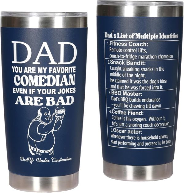 Best Funny Tumbler Gifts For Dad - Multiple Identities 20oz