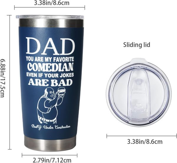Best Funny Tumbler Gifts For Dad - Multiple Identities 20oz - Image 2