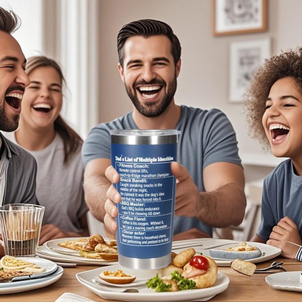 Best Funny Tumbler Gifts For Dad - Multiple Identities 20oz - Image 3