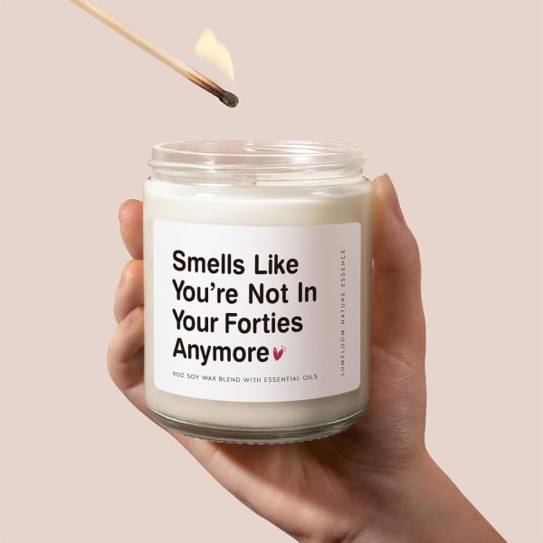 Best 50th Birthday Gifts For Women - Lavender Soy Candle, Funny & Unique - Image 2