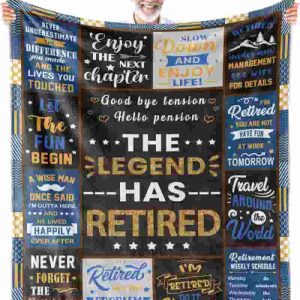Best Retirement Blanket Gift For Men 2025