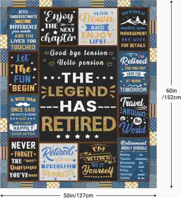Best Retirement Blanket Gift For Men 2025 - Image 2