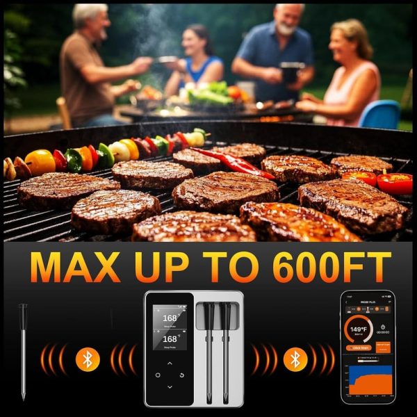 Best Wireless Bluetooth Meat Thermometer For Bbq & Cooking - Image 2