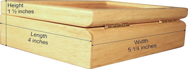 Handmade Eagle Wooden Box - Unique Jewelry Gift - Made In Usa - Image 2