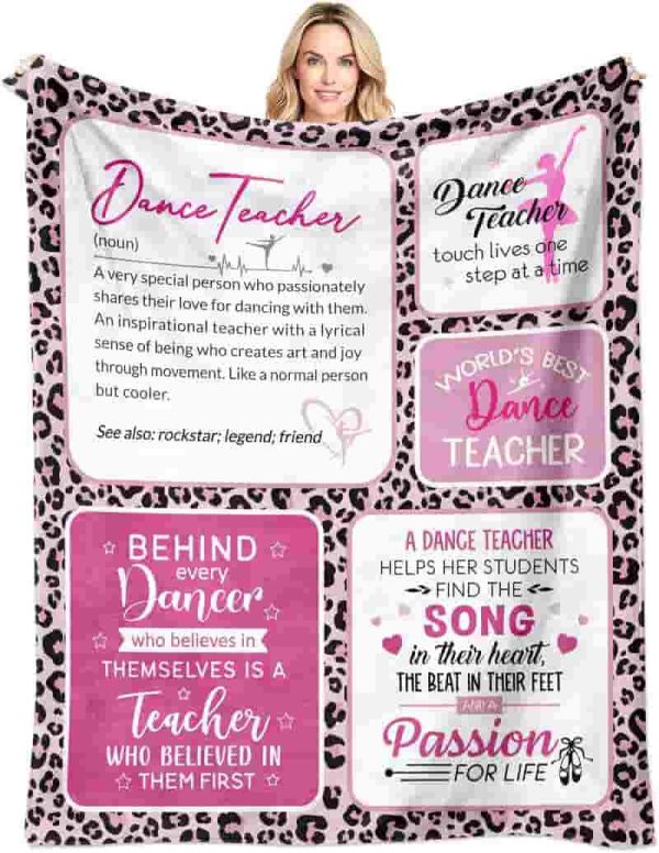 Best Dance Teacher Gifts - Inspirational Blanket 50x60