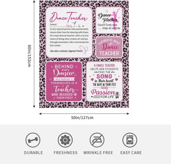 Best Dance Teacher Gifts - Inspirational Blanket 50x60 - Image 2