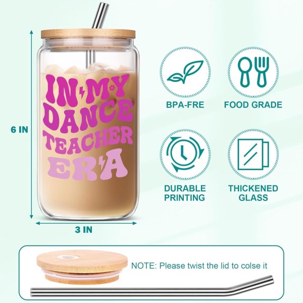 Best Dance Teacher Coffee Glass - Unique Gift Idea - Image 2