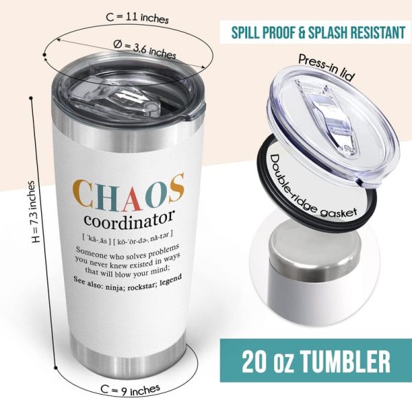 Best Thank You Gift - Chaos Coordinator Tumbler - Image 2