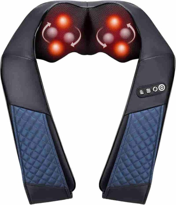Best 3d Neck & Shoulder Massager With Heat For Pain Relief