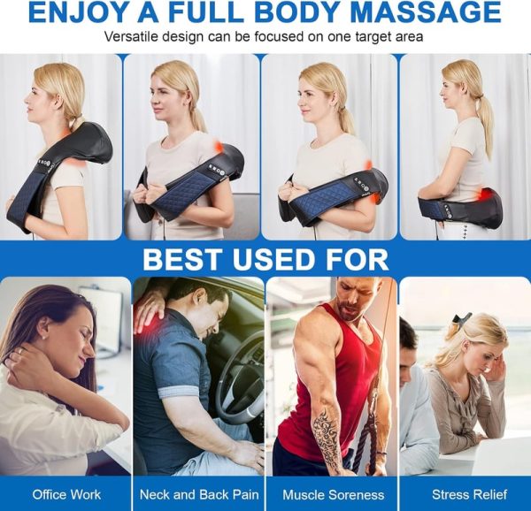 Best 3d Neck & Shoulder Massager With Heat For Pain Relief - Image 6
