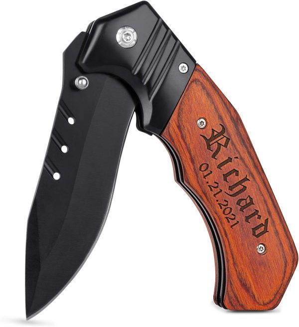 Best Personalized Pocket Knife Gift For Men - Engraved & Custom - Image 3