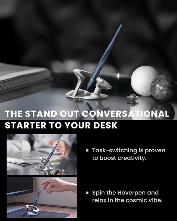 Novium Hoverpen - Luxury Futuristic Pen In Neptune Blue - Image 3
