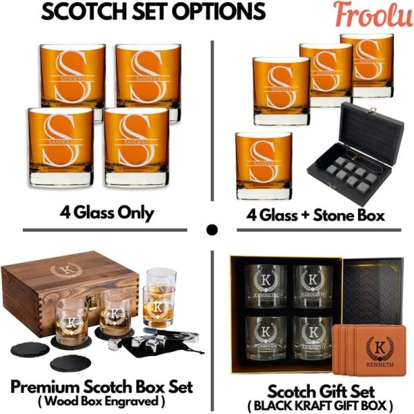 Best Personalized Whiskey Glass Set For Men - Valentine's Gift - Image 4