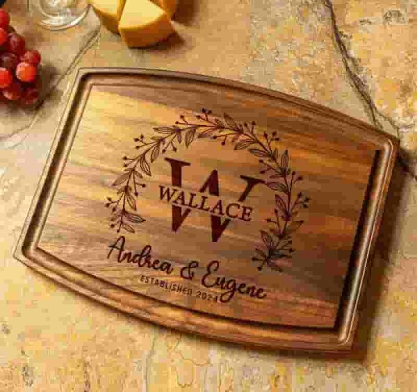 Best Personalized Cutting Board - Anniversary & Wedding Gift