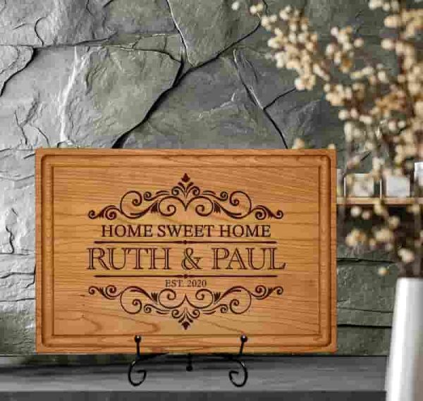 Best Personalized Cutting Board - Anniversary & Wedding Gift - Image 3