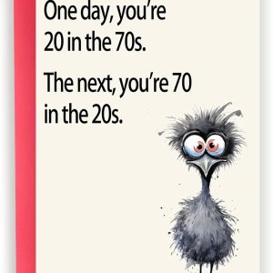 Best Funny 70th Birthday Card For Men & Women