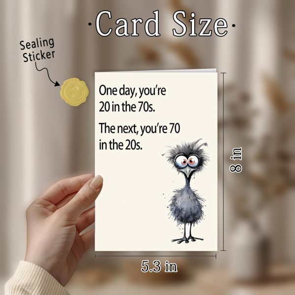 Best Funny 70th Birthday Card For Men & Women - Image 2