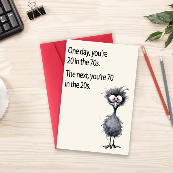 Best Funny 70th Birthday Card For Men & Women - Image 3