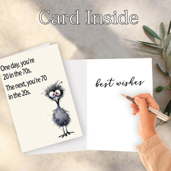 Best Funny 70th Birthday Card For Men & Women - Image 4