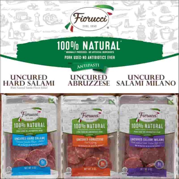 Fiorucci All Natural Italian Charcuterie Sampler Pack - 18 Ounce
