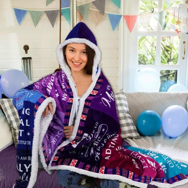 Best 18th Birthday Blanket Hoodie For Women - Image 6