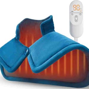 Best Electric Heating Pad For Neck & Shoulder Pain Relief - Perfect Gift For Mom & Dad