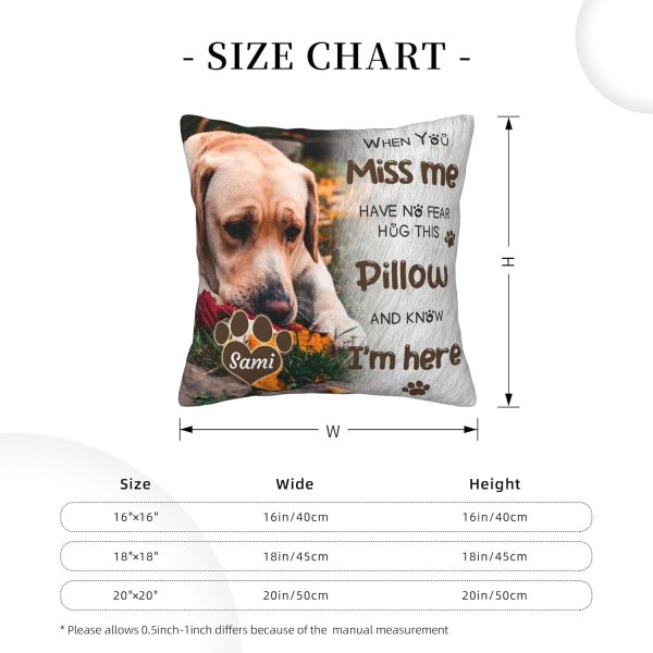 Best Personalized Pet Memorial Pillow With Photo For Dogs & Cats - Image 2