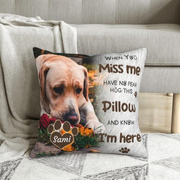 Best Personalized Pet Memorial Pillow With Photo For Dogs & Cats - Image 6