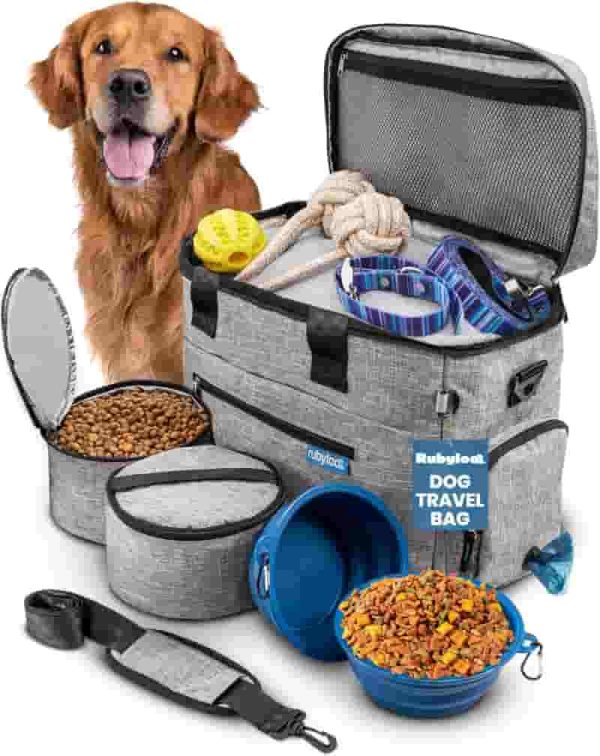 Best Dog Travel Bag - Ultimate Pet Supplies Kit For Road Trips & Camping