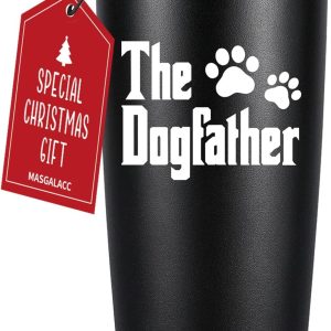 Best Dog Dad Tumbler - Gift For Dog Lovers, 20 Oz Mug