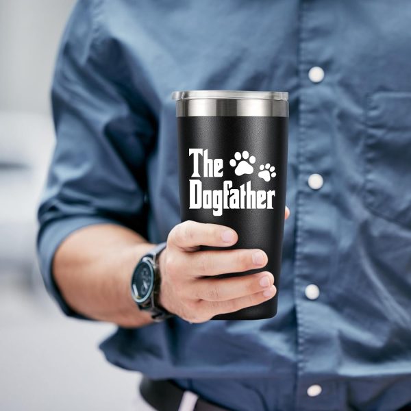 Best Dog Dad Tumbler - Gift For Dog Lovers, 20 Oz Mug - Image 5