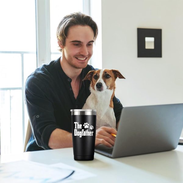 Best Dog Dad Tumbler - Gift For Dog Lovers, 20 Oz Mug - Image 6
