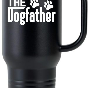Best Dog Dad Gift - Dogfather 40oz Travel Mug