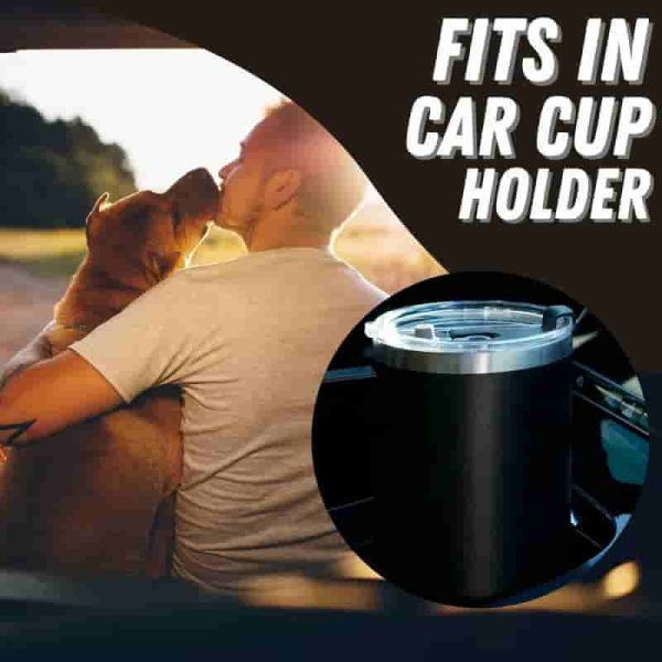 Best Dog Dad Gift - Dogfather 40oz Travel Mug - Image 4