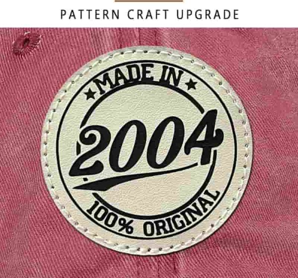 Unique Birthday Gift Hat - Made In 2004, 100% Cotton - Image 2