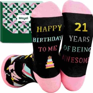 Funny 18th & 21st Birthday Socks For Girls - Moyel Gift