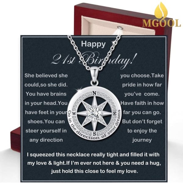 Best 21st Birthday Sterling Silver Necklace For Women - Image 2