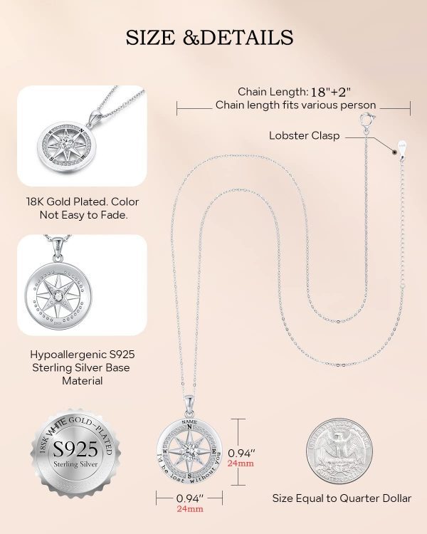 Best 21st Birthday Sterling Silver Necklace For Women - Image 4