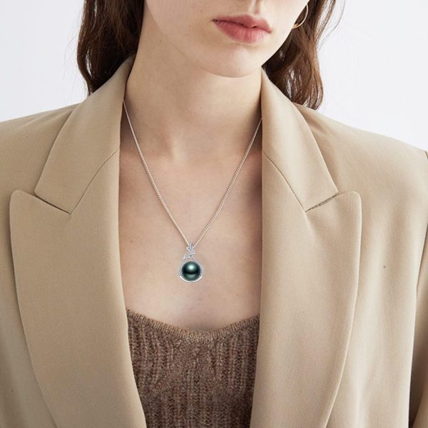 Best Tahitian Black Pearl Necklace - Timeless Gift For Her - Image 5
